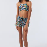 Girl's Lane Printed Stretch 2" Boardshorts