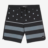 Hyperfreak Mysto Scallop Flag 19" Boardshorts