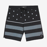 Boy's Hyperfreak Mysto Flag 16" Boardshorts