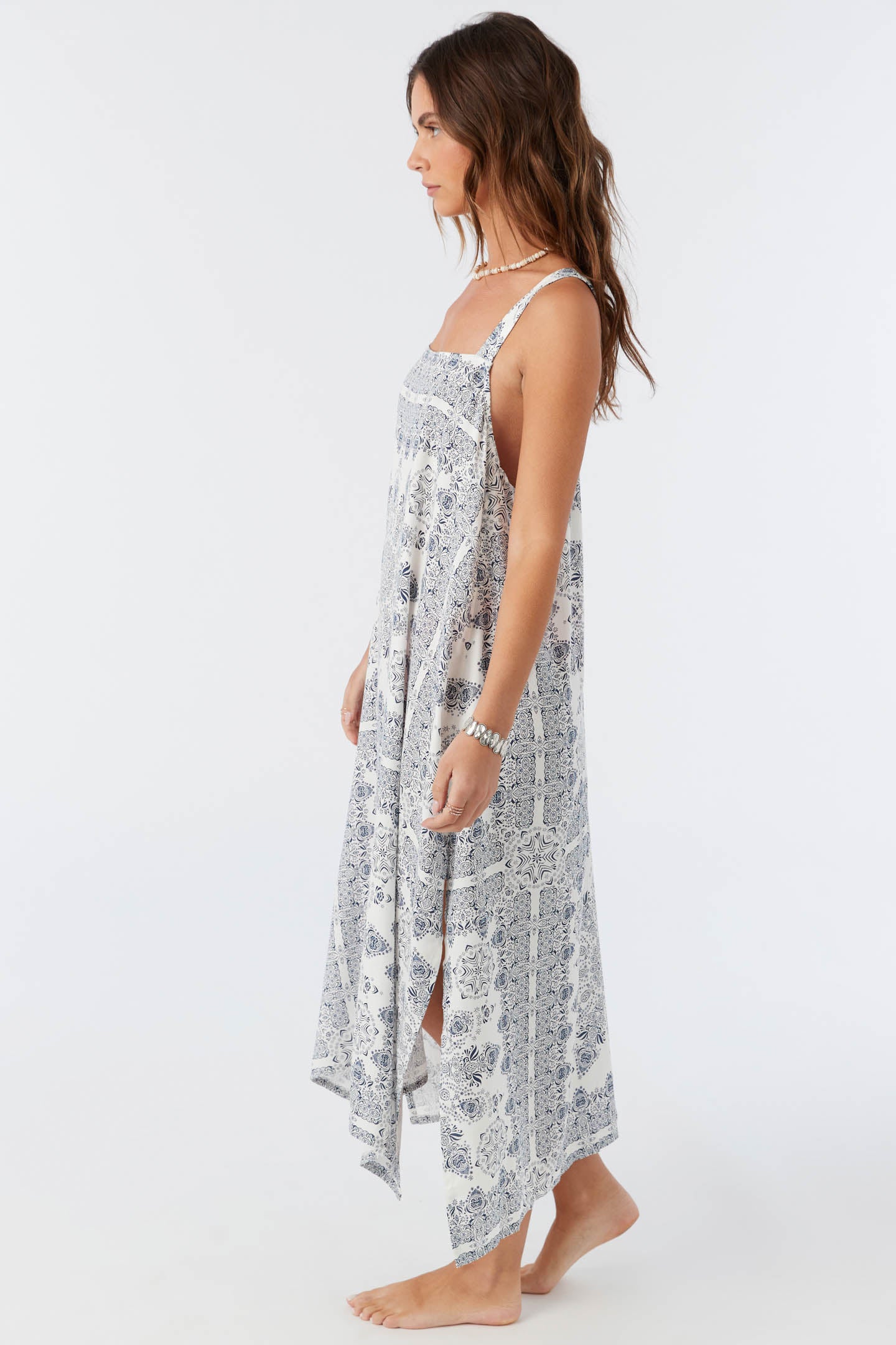 MIRANDA FRANCIS MIDI COVER-UP DRESS