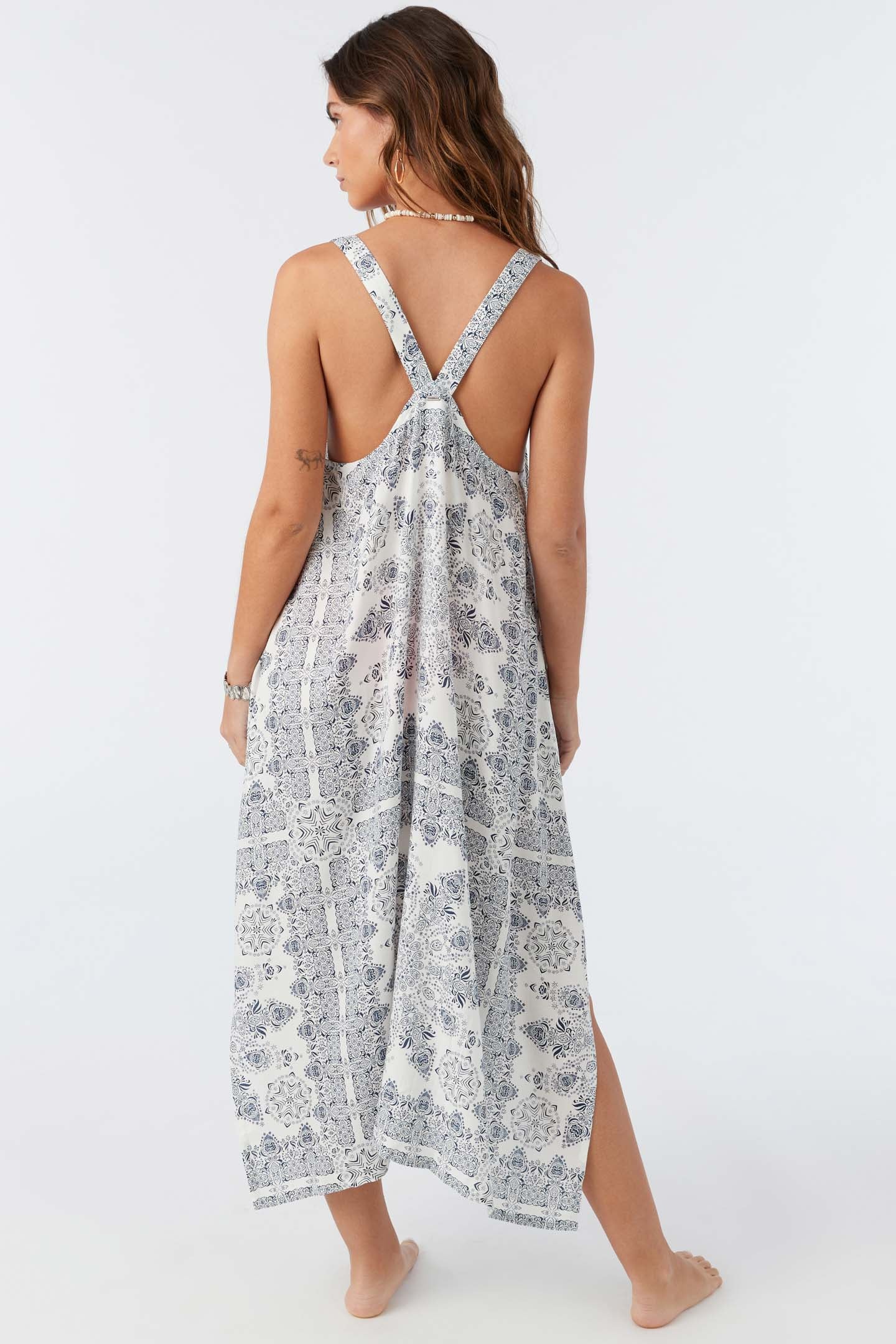 MIRANDA FRANCIS MIDI COVER-UP DRESS