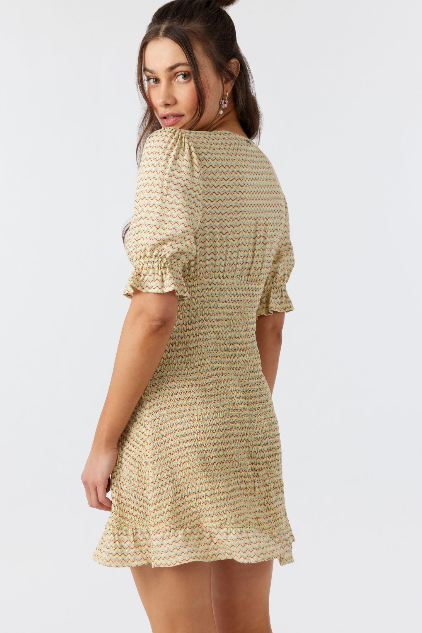 Dalia Smocked Dress - Straw | O'Neill