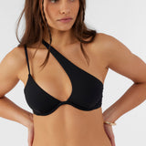 Saltwater Solids Miami One Shoulder Top