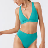 Saltwater Solids Active Surf Bikini Top