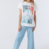 Girl's Peace & Love Tee