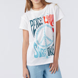 Girl's Peace & Love Tee