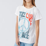 Girl's Peace & Love Tee