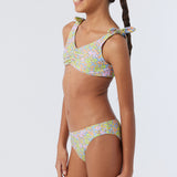 Girl's Beatriz Ditsy Hanky Tie Tank Swim Set