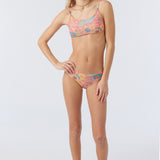 Girl's Belize Floral Scoop Bralette Swim Set