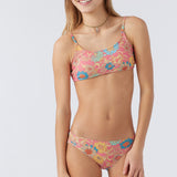 Girl's Belize Floral Scoop Bralette Swim Set