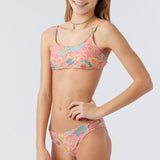 Girl's Belize Floral Scoop Bralette Swim Set