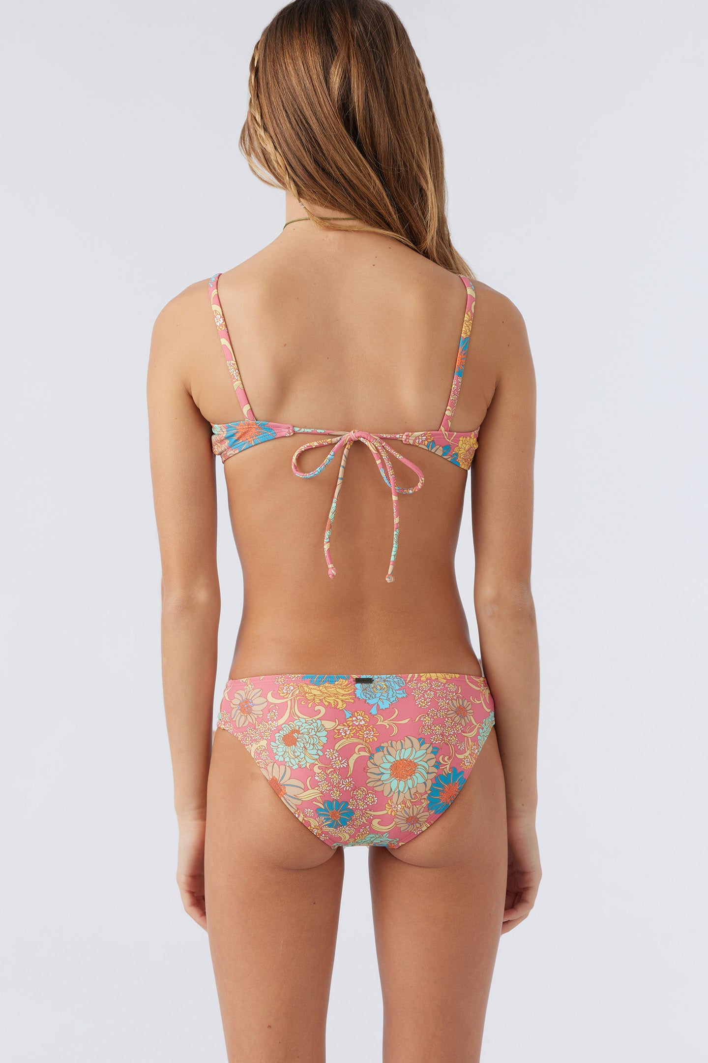 GIRL'S BELIZE FLORAL SCOOP BRALETTE SWIM SET