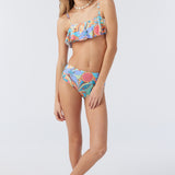 Girl's Nina Abstract Ruffle Bralette Swim Set