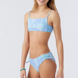 Girl's Winona Tile Square Neck Swim Set