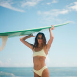 Surfside Saltwater Solids Textured Bralette Top