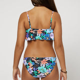 Girl's Abbie Floral Ruffle Bralette Swim Set