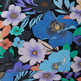 Girl's Abbie Floral Tie Front High Neck Swim Set