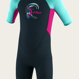 Toddler Reactor Ii 2Mm Back Zip S/S Spring Wetsuit - Slate/Berry/Seaglass | O'Neill