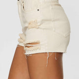 Angus Bone Denim Shorts