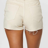 Angus Bone Denim Shorts