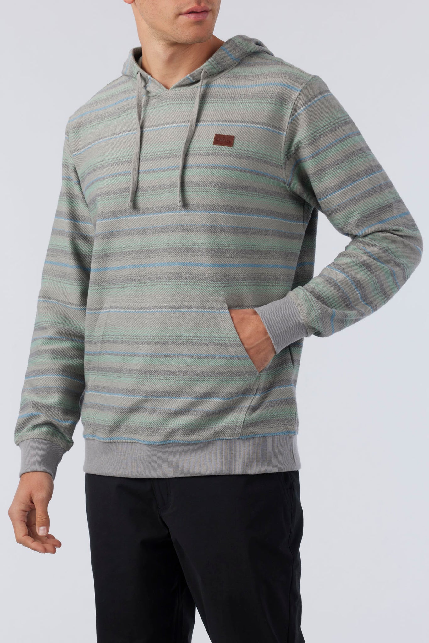 Bavaro Stripe Pullover-Light Grey | O'Neill