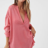 Saltwater Solids Belizin Cover-Up Tunic