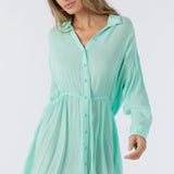 Saltwater Solids Cami Swim Cover-Up