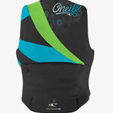 Women's Siren Uscg Vest - Blk/Dayglo/Turq | O'Neill