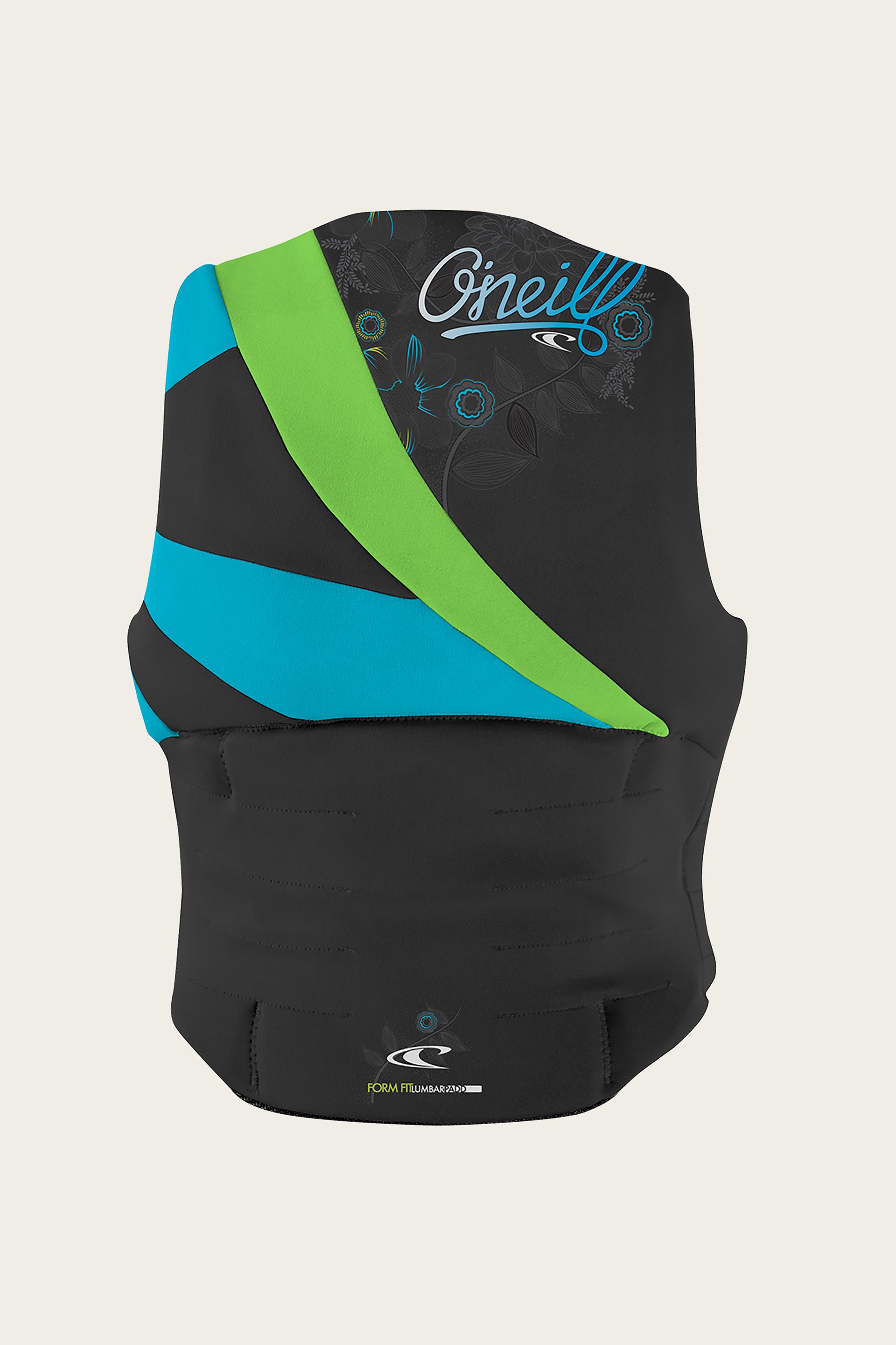 Women's Siren Uscg Vest - Blk/Dayglo/Turq | O'Neill