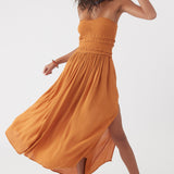 Devyn Strapless Midi Dress