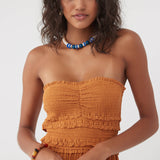 Devyn Strapless Midi Dress