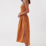 Devyn Strapless Midi Dress