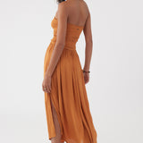 Devyn Strapless Midi Dress