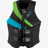 Women's Siren Uscg Vest - Blk/Dayglo/Turq | O'Neill