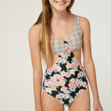 Girl's Emilie Floral One Piece