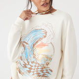 Choice Crewneck Oversized-Fit Fleece Pullover