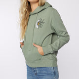 Flower Morph Hooded Pulover Fleece