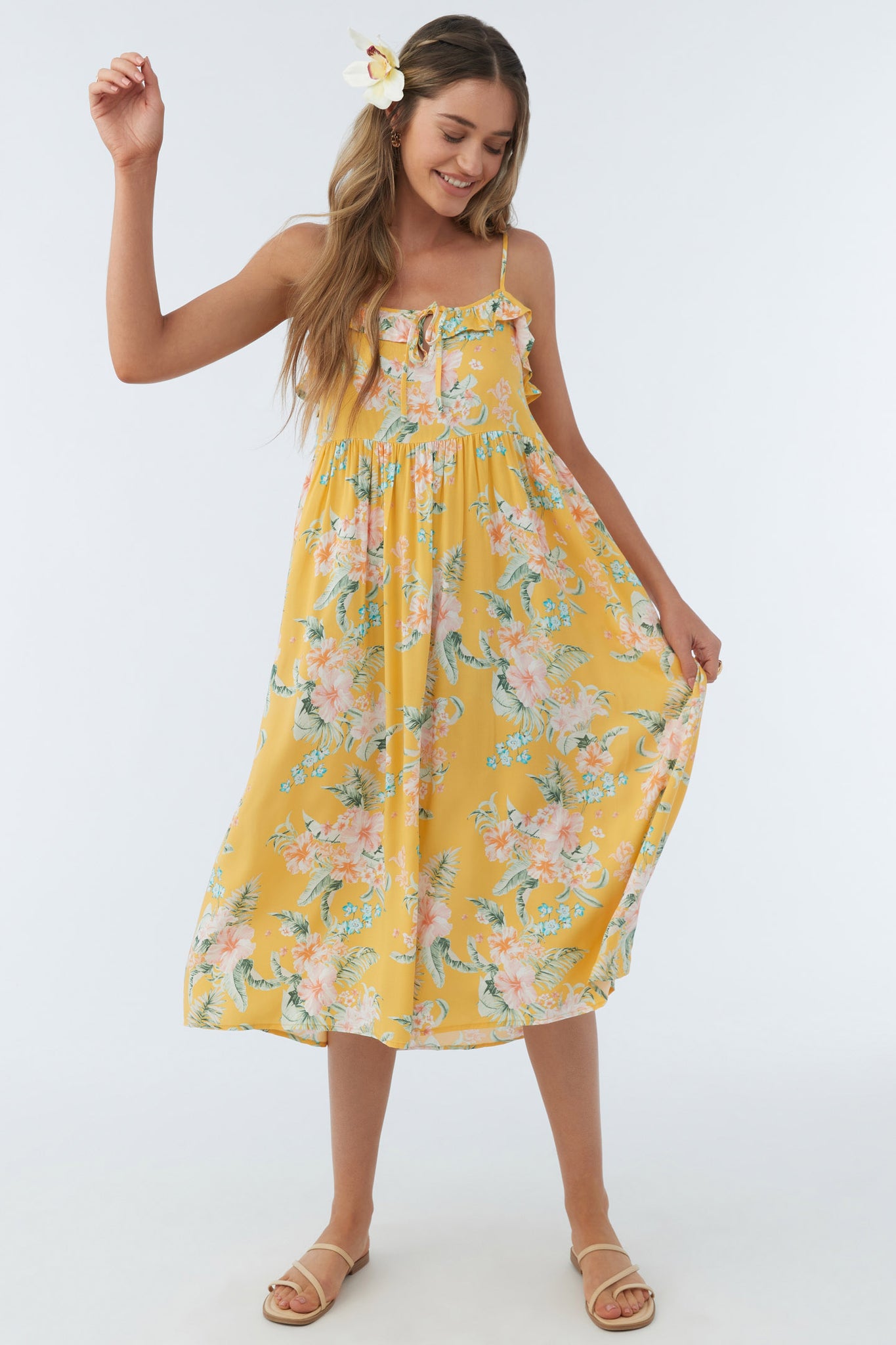 Gardenia Midi Dress - Sahara | O'Neill