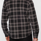 Glacier Plaid Superfleece Flannel Shirt