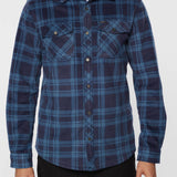 Glacier Plaid Superfleece Flannel Shirt
