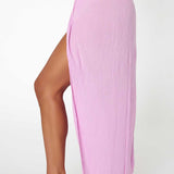 Saltwater Solids Hanalei Maxi Skirt Cover-Up