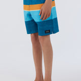 Boy's Hermosa Block Elastic Waist 16" Swim Trunks
