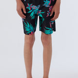 Boy's Hermosa Elastic Waist 16" Swim Trunks