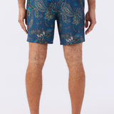Hermosa Elastic Waist 17" Swim Trunks