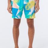 Hermosa Crew Elastic Waist 17" Swim Trunks
