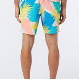 Hermosa Crew Elastic Waist 17" Swim Trunks
