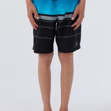 Boy's Hyperfreak Heat Stripe 16" Boardshorts