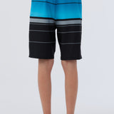 Boy's Hyperfreak Heat Stripe 16" Boardshorts