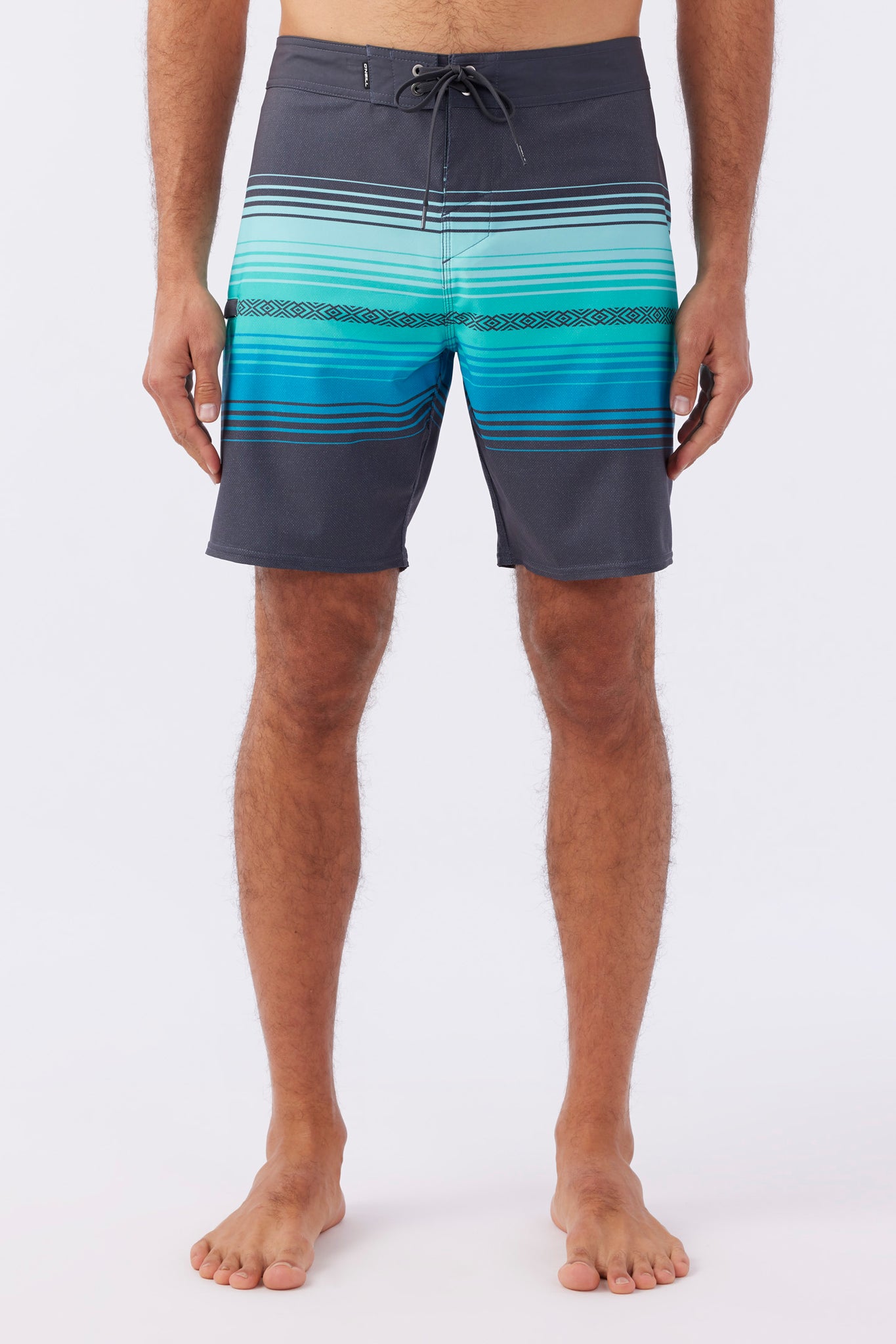 HYPERFREAK HEAT STRIPE LINE 19" BOARDSHORTS