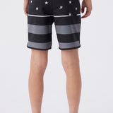 Boy's Hyperfreak Mysto Flag 16" Boardshorts